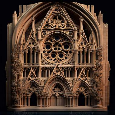 3D model notre dame (STL)